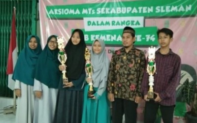 AKSIOMA 2019, MTs Miftahunnajah Meraih 3 Medali Emas dari 5 Cabang Lomba